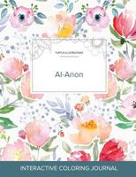 Adult Coloring Journal: Al-Anon (Turtle Illustrations, Purple Bubbles) 136090400X Book Cover