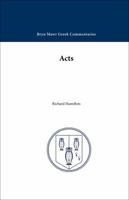 Acts of the Apostles 0929524004 Book Cover