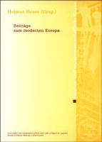 Beitrage Zum Modernen Europa: Sitzung Der Geistes- Und Sozialwissenschaftlichten Klasse in Der Europaischen Zentralbank Am 21. Februar 2003 3515083987 Book Cover