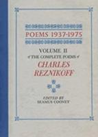 Poems, 1937-1975: The Complete Poems of Charles Reznikoff (Poems, 1937-1975) 0876853017 Book Cover