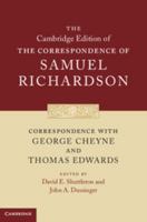 Correspondence with George Cheyne and Thomas Edwards 0521822858 Book Cover
