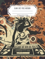 Blank Sheet Music Notebook: Lined/Ruled Paper And Staff | Manuscript Paper For Notes - Lyrics And Music. For Musicians-Music Lovers-Students- Songwriting. Book Notebook Journal 100 Pages 8.5x11in 1690061472 Book Cover