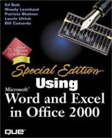 Using Microsoft Word and Excel 2000 (Special Edition Using) 0789719290 Book Cover
