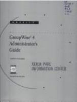 Novell's Groupwise 4 Administrator's Guide (Novell Press) 1568847327 Book Cover