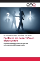 Factores de deserción en el posgrado 6202105763 Book Cover