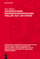 Untersuchung Mikrobarographischer Wellen Auf Jan Mayen 3112756509 Book Cover