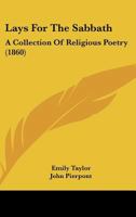 Lays for the Sabbath: A Collection of Religious Poetry 1022099000 Book Cover