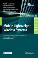 Mobile Lightweight Wireless Systems: Second International ICST Conference, Mobilight 2010, May 10-12, 2010, Barcelona, Spain, Revised Selected Papers ... and Telecommunications Engineering, 45) 3642166431 Book Cover