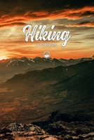 Hiking Trekking Log Book Journal Notebook Diary - Red Sunset: Hike Trek Wander Record with 120 Pages In 6"x9" Inch - Gift Idea for Hiker Wanderer B083XVYR2J Book Cover