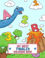 MY BEST TODDLER COLORING BOOK: alphabet coloring book for toddlers 1-5 activity book - Colors and Shapes Toddler Coloring Book with The Learning Bugs ... Prep Success B08PLZ715Q Book Cover