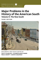 Major Problems in the History of the American South, Volume 2 0547228333 Book Cover