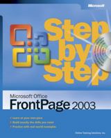 Microsoft Office FrontPage 2003 Step by Step 0735615195 Book Cover