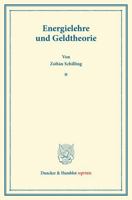 Energielehre Und Geldtheorie 3428169166 Book Cover