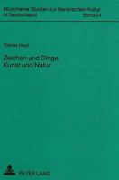 Zeichen Und Dinge, Kunst Und Natur: Intertextuelle Bezugnahmen in Der Prosa Thomas Bernhards 3631477368 Book Cover
