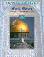 Annual Editions: World History, Volume I, 8/e (Annual Editions : World History Vol 1) 0078127785 Book Cover