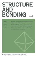 Structure and Bonding, Volume 3 3540039902 Book Cover