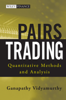Pairs Trading: Quantitative Methods and Analysis (Wiley Finance) 0471460672 Book Cover