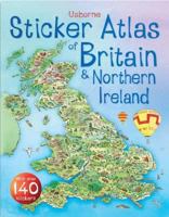 Usborne Sticker Atlas of Britain and Ireland 0746062680 Book Cover