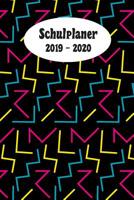 Schulplaner 2019 - 2020: einfache Muster das hausaufgabenheft 2019 - 2020 f�r das neue schuljahr; mit kalender, stundenplan f�r jedes semester, wochenplaner, kontaktliste und geburtstags termine, mein 1078216878 Book Cover