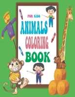 Animals coloring book for kids: color, discover, and learn, kids coloring book activities, for boys and girls, cool animals, 41 pages, seize 8,5" X 11 B0915BFNRT Book Cover