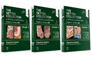 The Netter Collection of Medical Illustrations: Digestive System Package 0323396259 Book Cover