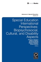 Special Education International Perspectives: Biopsychosocial, Cultural, And Disability Aspects 1784410454 Book Cover