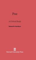 Poe: A Critical Study 0674331230 Book Cover