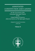 Annotated Constitutions & Canons Volume 2 0898696674 Book Cover