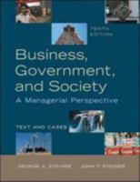 Business, Government and Society: A Managerial Perspective 0071218866 Book Cover
