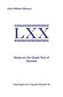 Notes on the Greek Text of Genesis 1555408850 Book Cover
