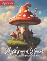 Magic World: Mushroom Houses for Anxiety Relief for Adult Relaxation B0CM23T6M9 Book Cover