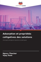Adsorption et propriétés colligatives des solutions 6207361539 Book Cover