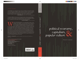 Political Economy, Capitalism, and Popular Culture 0742556514 Book Cover
