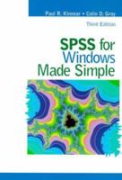 SPSS for Windows Made Simple: Release 10 1841691186 Book Cover