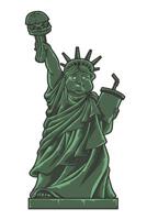 Fat Lady Liberty Fast Food Society: Blank Lined Notebook for Patriots and Locals 1096510308 Book Cover