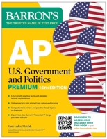 AP U.S. Government and Politics Premium, Sixteenth Edition: Prep Book with 6 Practice Tests + Comprehensive Review + Online Practice (2026) 1506296599 Book Cover