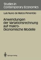 Anwendungen Der Variationsrechnung Auf Makrookonomische Modelle 3540164847 Book Cover