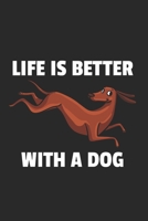 Hund H�ndchen Notizbuch: Hund H�ndchen Notizbuch f�r Liebhaber / Notizheft / Notizblock A5 (6x9in) Dotted Notebook / Punkteraster / 120 gepunktete Seiten 1673873510 Book Cover