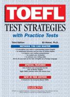 TOEFL Test Strategies with Practice Tests 0764123424 Book Cover