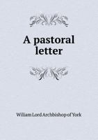 A Pastoral Letter 5518685483 Book Cover