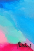 Notebook: Colorful Watercolor Rainbow Notebook Wide Ruled Lined Journal 6x9 Inch ( Legal ruled ) Family Gift Idea in 2020 for Co-worker Teachers Police Nurse Firefighter or School Students 1704224500 Book Cover