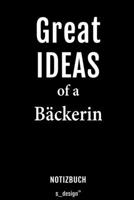 Notizbuch f�r B�cker / B�ckerin: Originelle Geschenk-Idee [120 Seiten liniertes blanko Papier] 1694314227 Book Cover