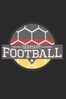 Germany Football: 6x9 notebook lined as a gift for German Soccer Fans Great gifts make German Football fans happy for the brother, father, sister, mother, son and daughter. 1712133020 Book Cover