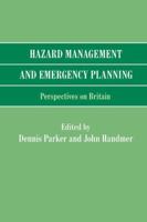 Hazard Management and Emergency Planning: Perspectives in Britain 1138975826 Book Cover