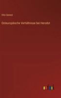 Osteuropäische Verhältnisse bei Herodot (German Edition) 3368535129 Book Cover