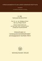 Untersuchungen Zur Hochtemperaturwechselbestandigkeit Schmelzgegossener Feuerfester Steine 3531030892 Book Cover