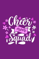 Cheer Mom Squad: Blank Lined Notebook Journal: Cheerleader Mothers Mommy Gift Journal 6x9 110 Blank Pages Plain White Paper Soft Cover Book 1700690264 Book Cover