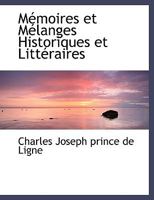 M Moires Et Melanges Historiques Et Litt Raires 1115832492 Book Cover