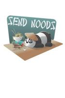 Send Noods: 6 x 9 in 125 page notebook for anyone that loves to eat noodles. 1095585002 Book Cover