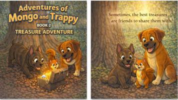 Adventures of Mongo and Trappy: The Great Treasure Adventure 1971686034 Book Cover